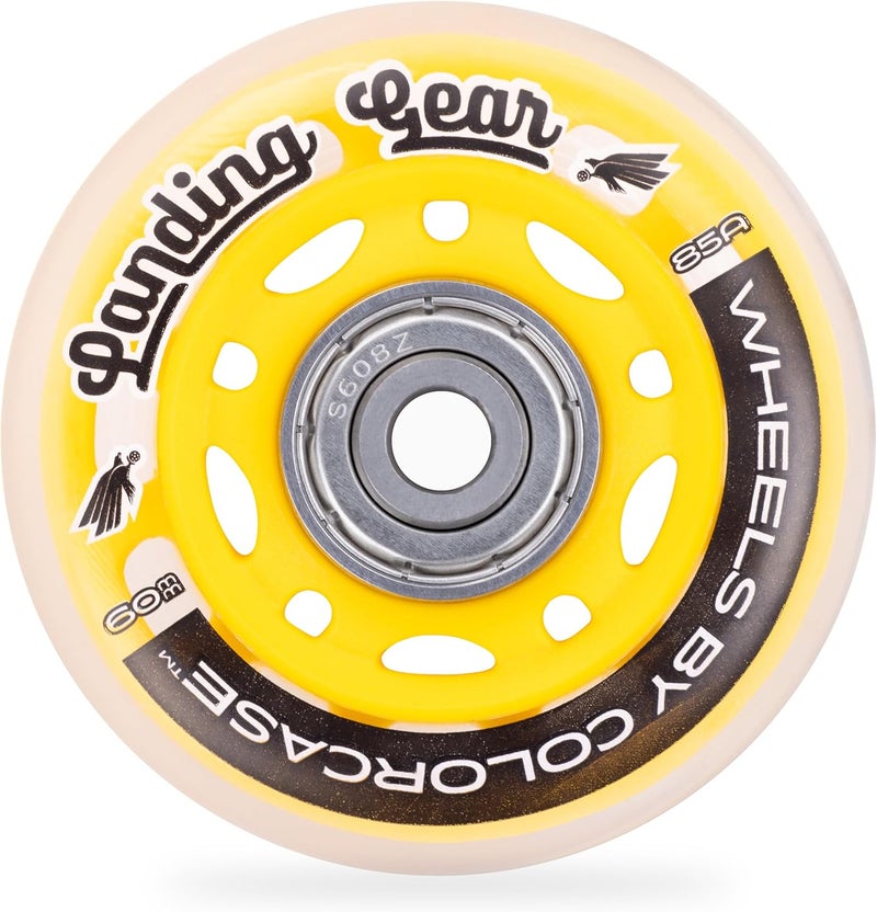 COLCASE Landing Gear Wheels for Pelican 1510 & 1560 Protector Cases - Yellow - Image 1
